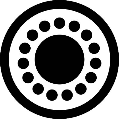 丸に十六曜