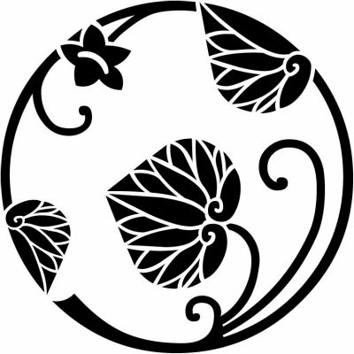 花付き葵の丸（１）