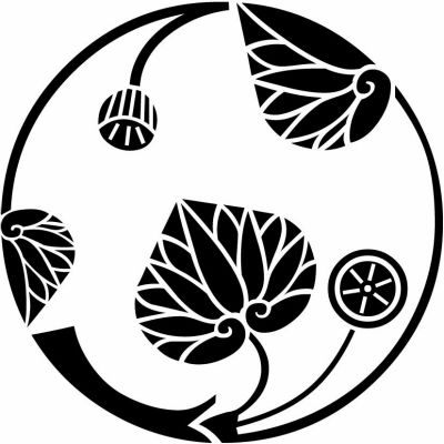 花付き葵の丸（２）