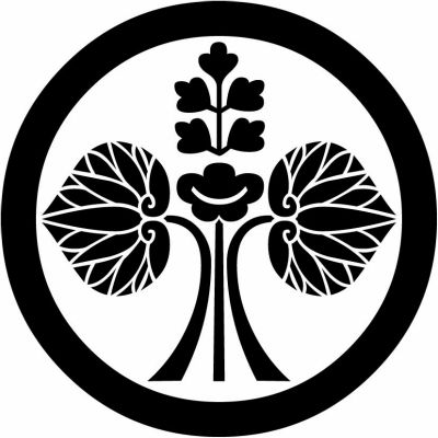 丸に変わり花立ち葵（１）