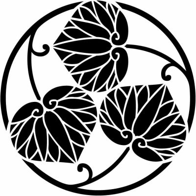 三つ葵の丸蔓・蔓三つ葵の丸・三つ蔓葵の丸