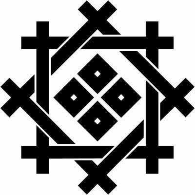 組み合わせ井筒に四つ目