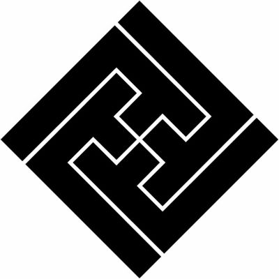 隅立て紗綾形稲妻