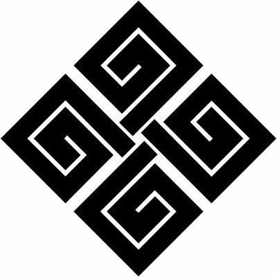 隅立て結び稲妻