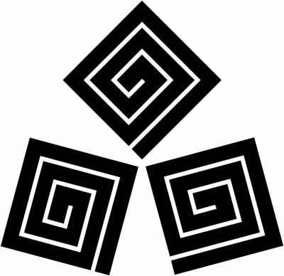 三つ寄せ稲妻・三つ隅合わせ稲妻