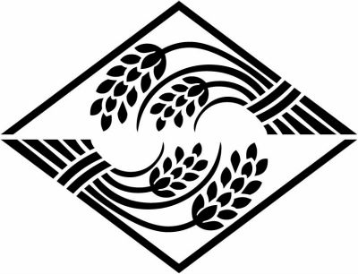 左二つ追い掛け稲菱・左追い稲菱・左対い稲菱・二つ追い稲菱