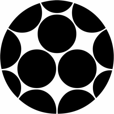 三つ割り星梅鉢