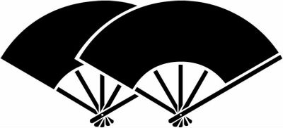 横重ね扇（右前）・並び重ね扇