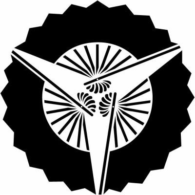 九本骨三つ雁木扇