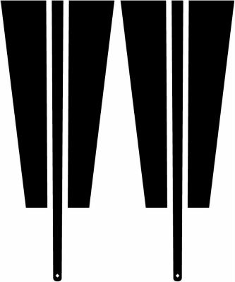 並び扇・二本並び疊扇