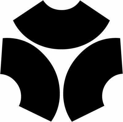 頭合わせ三つ地紙・三つ寄せ地紙