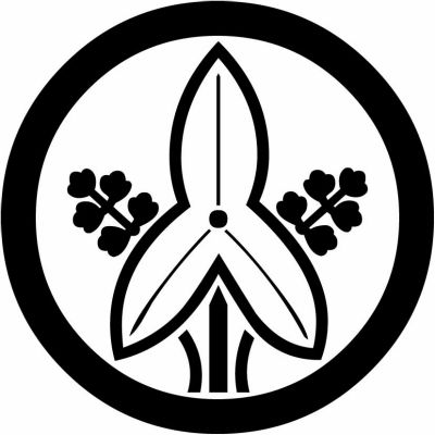 丸に陰立ち沢瀉