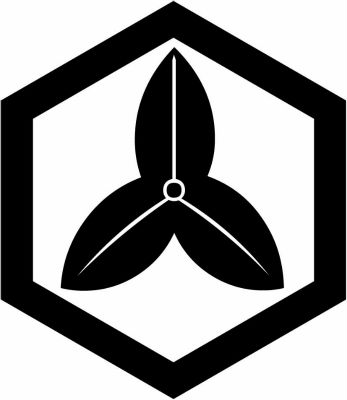 六角に葉沢瀉（１）