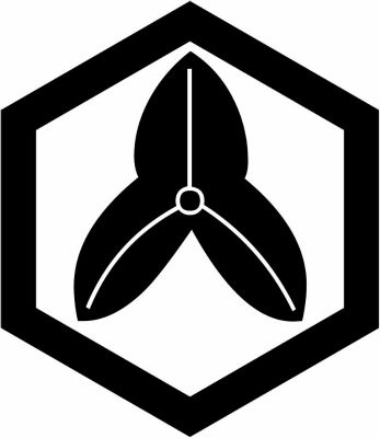 六角に葉沢瀉（２）