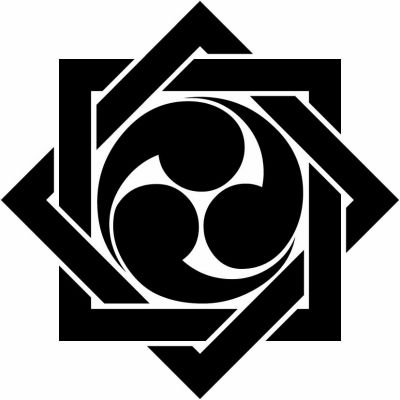 組み合い角に左三つ巴