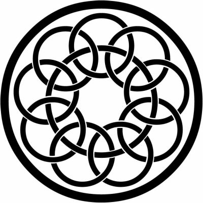 細輪に十曜金輪