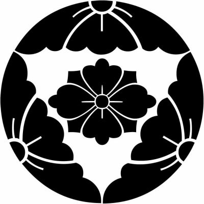 三つ割り唐花に剣花菱