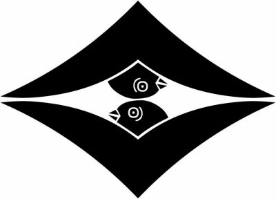 対い雁金菱・菱形対い雁金・上下反り雁金菱