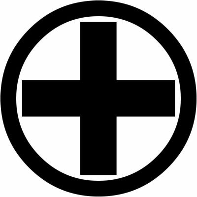 丸に十の字算木・丸に十字算木