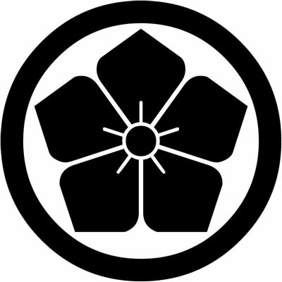 丸に桔梗（３）