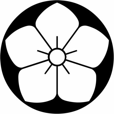 石持ち地抜き桔梗（１）