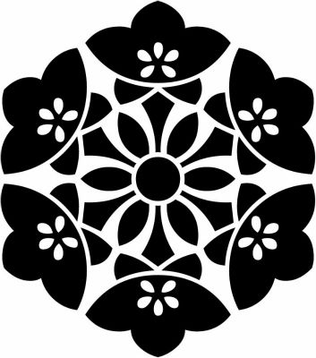 変わり六つ桔梗車