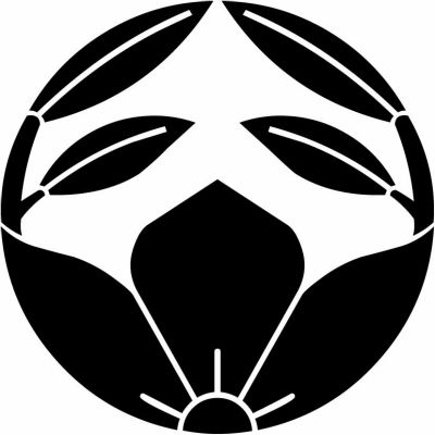 葉付き割り桔梗