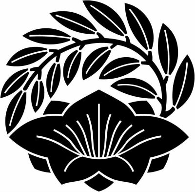 葉付き桔梗の丸・葉桔梗丸