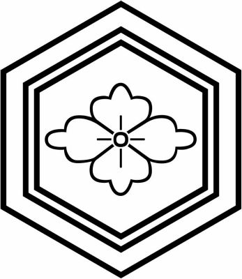 陰亀甲に陰花菱