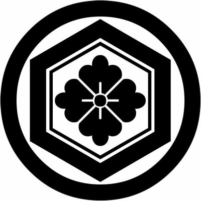 丸に亀甲に花角