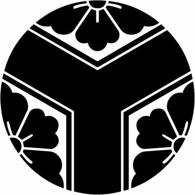 持ち合い三つ割り亀甲に花菱