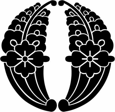 花菱付き抱き杏葉・花菱抱き杏葉