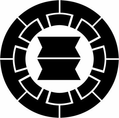 源氏輪に横切り竹