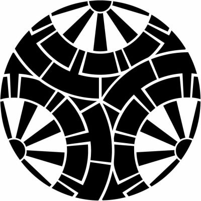 三つ割り重ね源氏車