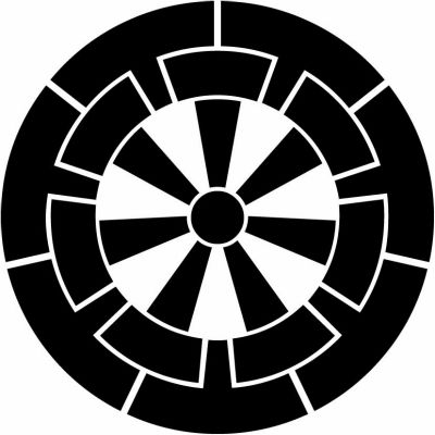 七つ源氏車・七つ割り源氏車・七本源氏車・七本骨源氏車