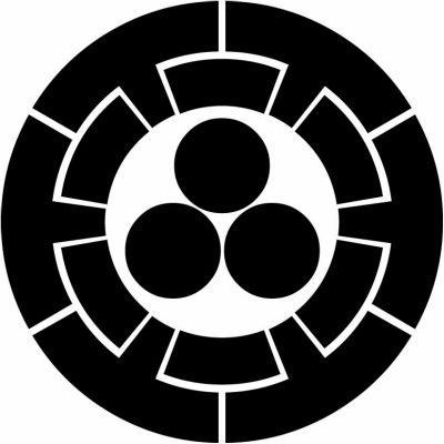 六つ源氏輪に三つ星・六つ源氏車に三つ星・六つ割り源氏車に三つ星