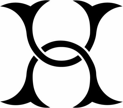 二つ違い鍬形（２）・上下違い鍬形