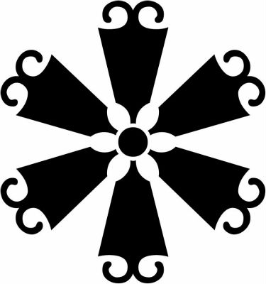 六つ笄車・六つ笄