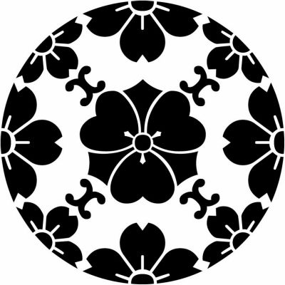 桜浮線綾に剣片喰