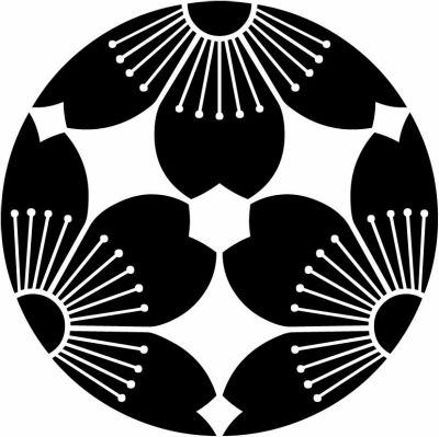 三つ割り向こう山桜