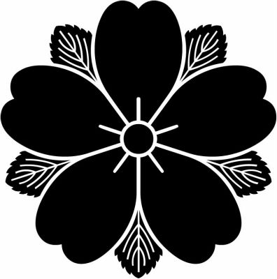 葉敷き桜（２）