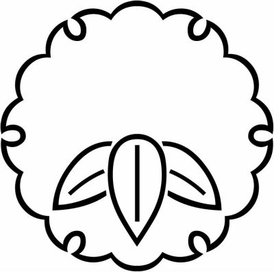 雪輪に総覗き陰三枚笹