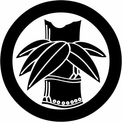 太丸に切り竹笹