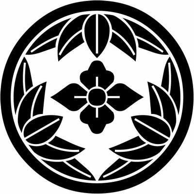 中輪に十五枚笹変わり花菱