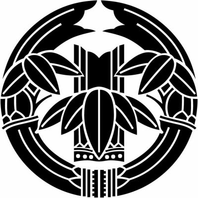 抱き竹に切り竹笹