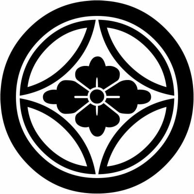 丸に中陰七宝に花菱