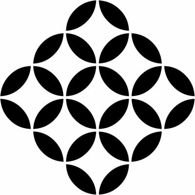 持ち合い九つ七宝・九つ繋ぎ七宝・九つ持ち合い七宝