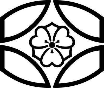 中陰切り七宝に陰剣片喰