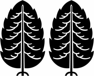 二本杉（１）・並び杉