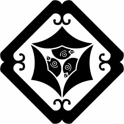 隅入り蔓角に三つ雁金